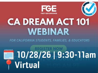 CA Dream Act 101